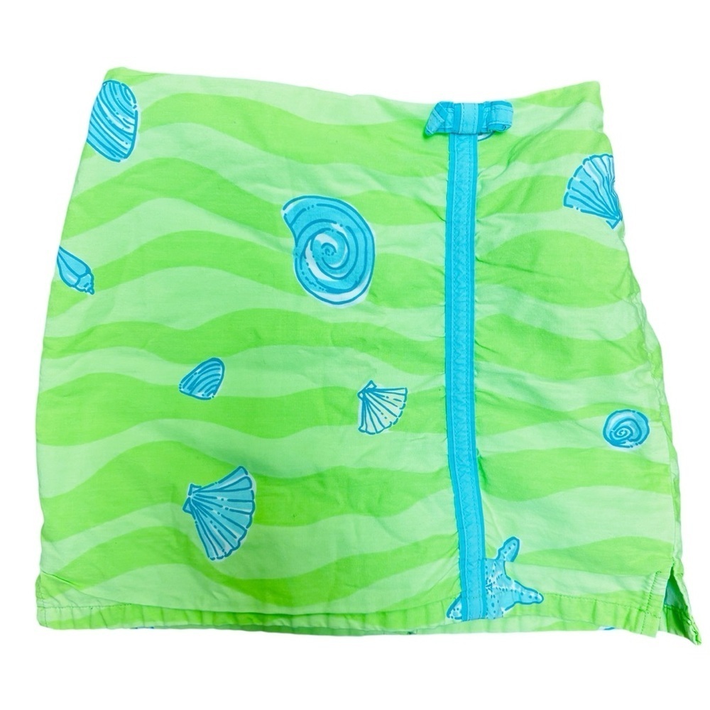 Vintage Girls Lilly Pulitzer Shell Print Skort
